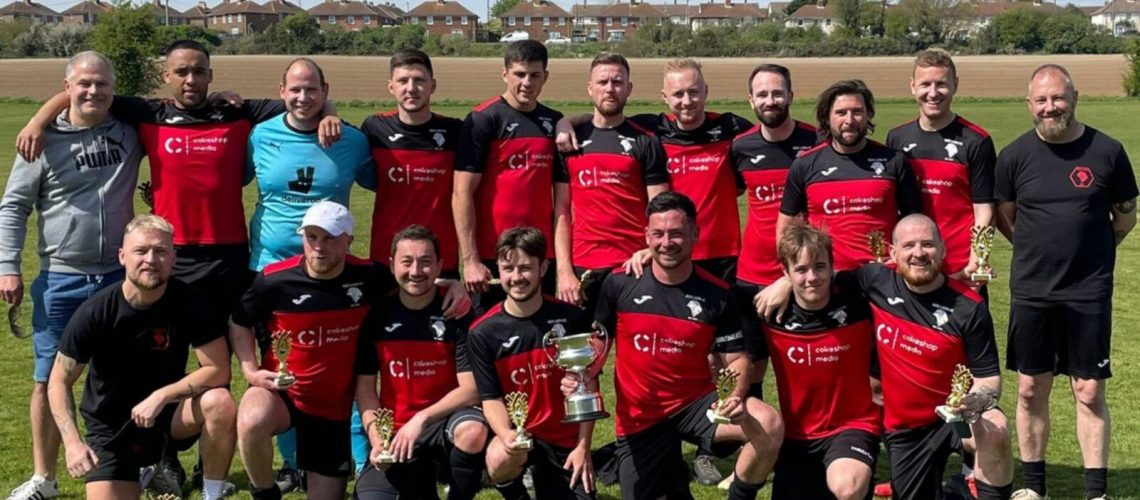 Cakeshop Media sponsored Red Lion win Tom Donnelly Cup - Dover Men's Sunday League